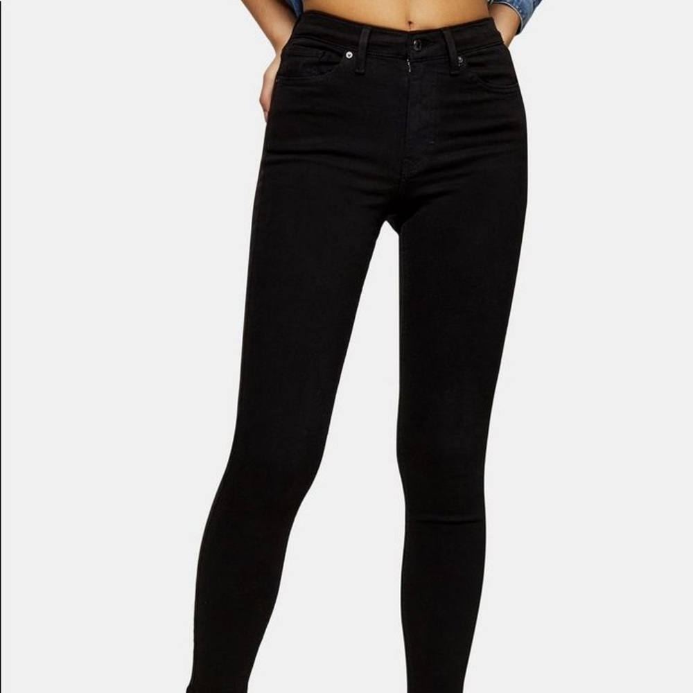 Topshop High-Rise Moto Jaime Skinny Jean